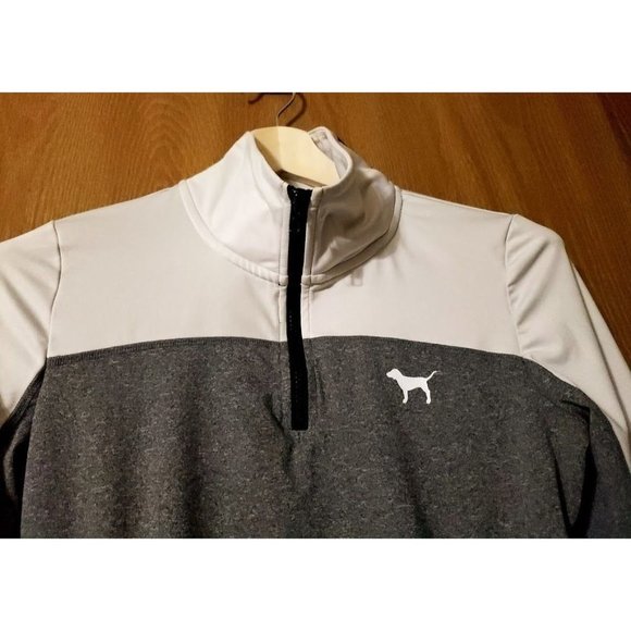 PINK Victoria Secret Ultimate Pullover half zip up jacket XS|TP - Picture 8 of 12